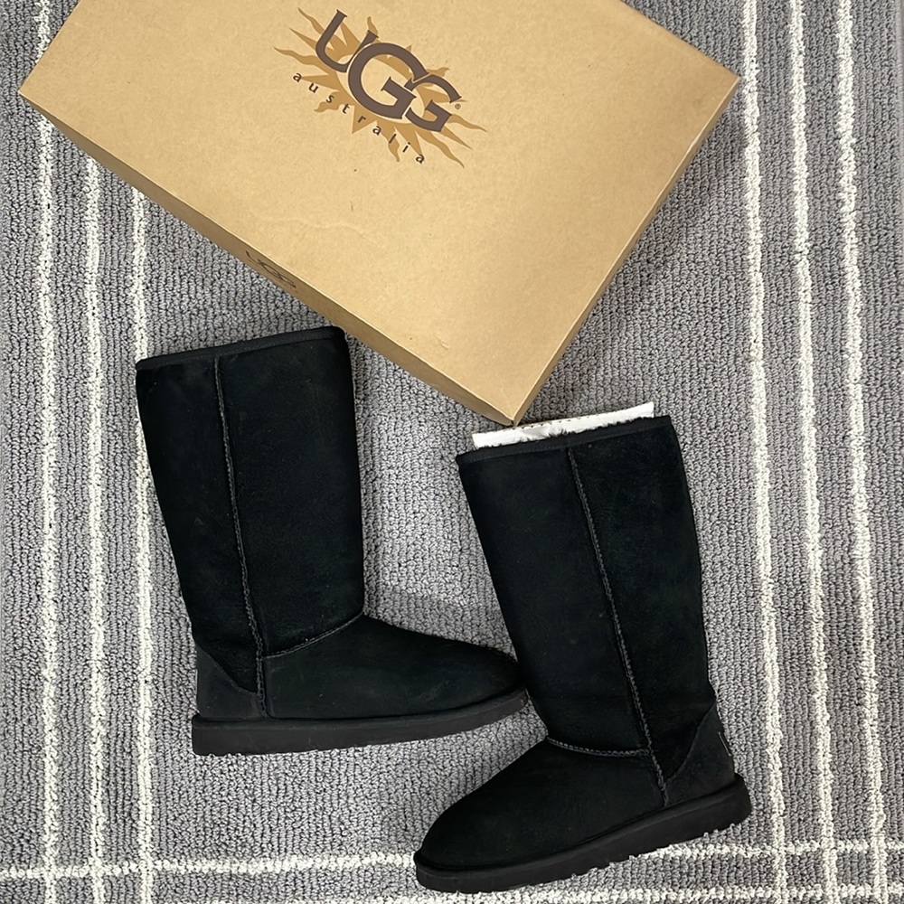 Ugg Classic Tall Black Boot- Kid’s Size 4